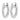 10k White Gold Diamond Hinged Hoop Earrings for Everyday Glam - Image 2