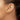 14k 1/3 carat Diamond Cluster Square Screwback Post Earrings - Image 3