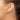 10k White Gold Diamond Double Square Stud Earrings - Image 3