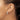 10k White Gold Diamond J-Hoop Earrings for Effortless Chic - Image 3