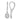 10k White Gold Teardrop Halo Earrings with Baguette Diamonds - Image 1