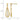 10k Gold Diamond Teardrop Earrings for Effortless Elegance - Image 2