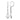 10k White Gold Diamond Dangle Earrings for Effortless Style - Image 1