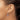 14k White Gold Diamond Halo and Sapphire Leverback Dangle Earrings - View 3