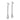 14k White Gold Diamond Drop Earrings - Polished Elegance - Image 2