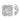 14k White Gold Diamond Square Earring Jackets for a Chic Upgrade - Image 1