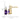 14k Gold Amethyst Oval Post Earrings with Diamond Accent - Image 3