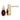 14k Gold Diamond and Oval Rhodolite Garnet Stud Earrings - Image 1