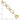 14k Gold Oval & Circle Link Bracelet - 7.25 Inch Chic Accessory - Image 4