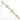 14K Gold Diamond-Cut Open Cross Bracelet - 7.5 Inch Trendy Accessory - Image 2