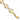 14k Gold Polished Peace Sign Bracelet - 7.5 Inch Statement Piece - Image 1