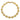 14k Gold Textured Sand Dollar Bracelet – 8 Inch Stylish Accessory