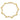 14k Gold Polished Dolphin Link Bracelet - 8 Inch Chic Accessory
