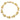 14k Gold Textured Palm Tree Bracelet - 7.25 Inch Trendy Accessory - Image 4