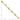 14K Two-Tone Heart & Bead Bracelet - Diamond-Cut Elegance, 7 Inch - Image 3
