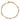 14K Two-Tone Oval Link Bracelet with Extender - Trendy 7.25" Design - Image 4