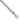 14K White Gold Textured Fancy Link Bracelet - 8 Inch Style Statement - Image 1