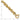 14k Gold Polished & Textured Link Bracelet - 7.5 Inch Statement Piece - Image 4