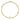 14k Mirror Beads and Cross 7.5 inch Bracelet - Image 4