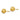 14K Gold Satin Puffed Ball Post Earrings - Image 1