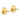 14k Gold Polished Puffed Round Button Earrings - Image 2