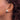 14k White Gold Polished Puffed Round Button Earrings - Image 3