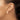 14k Rose Gold Polished Button Wire Earrings - Chic Everyday Style - Image 3