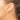 14k Gold Polished Puffed Square Wire Earrings - Image 3