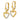 14K White Gold Textured Heart Leverback Earrings for Effortless Elegance - Image 1
