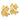 14k Gold Polished X Omega Back Post Earrings - Image 1
