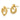 14k Gold Polished Doorknocker Earrings for Effortless Style - Image 1
