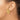 14k Polished Fancy Circles Omega Back Post Earrings - Image 2