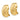 14k Gold Polished Crisscross Non-Pierced Earrings for Effortless Style - Image 1
