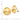 14k 20mm Polished Half Ball Omega Back Non-pierced Earrings - Image 3