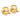 14k Gold Polished Half Ball Non-Pierced Earrings - Image 1