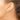 14k Gold Polished Half Ball Non-Pierced Earrings - Image 2