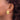 14k Gold Ribbed Omega Back Non-Pierced Earrings for Effortless Style - Image 2