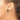 14k Omega Clip Black Onyx Cabochon 16mm Non-Pierced Earrings - Image 2