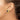 14k Yellow Gold Non-Pierced Omega Clip Earrings with Black Onyx Cabochon - Image 2