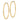 14k Gold Polished Round Hoop Earrings - 50mm Endless Design - Image 1