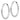 14k White Gold Polished Round Endless Hoop Earrings - Image 1