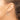 Polished 14k White Gold Endless Tube Hoop Earrings - Image 2