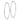 14k White Gold Polished Round Endless Hoop Earrings - Image 1