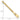 14K 10 inch 1.8mm Lightweight Flat Bismark with Lobster Clasp Anklet - Image 2