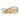 14k Two-tone Wave Ring - Image 4