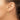14K Two-Tone Heart Lace Trim Leverback Earrings for Effortless Style - Image 2