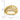 14K Gold Diamond-Cut Dome Ring with Open Slash Design - Image 3