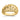 14K Gold Diamond-Cut Dome Ring with Open Slash Design - Image 1