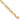 14K Gold Concave Open Figaro Bracelet - 8 Inch, Modern Lobster Clasp - Image 1