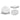 14K White Gold Men's Circular Cuff Links - Image 1